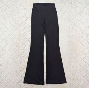 Lululemon Pants Womens 6 Black Groove Super High Rise Flared Nulu Yoga 33”
